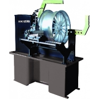KraftWell (Турция) Станок для правки колесных дисков 10-24", с токарной группой.