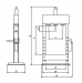 Гидравлический пресс 10 т. настольный ручной Werther-OMА PR10B/PM(OMA650B)