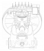 Блок поршневой Remeza LH20 167 л\мин.