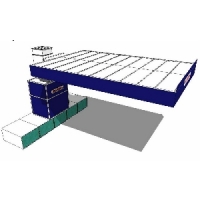 [PrepKleen6x4D]  Saima (Италия) Зона подготовки к окраске 6 х 4 м., 16 000 м3/ч, одинарная напольная с "косым потоком"