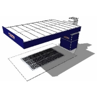 [PrepKleen6x4C]  Saima (Италия) Зона подготовки к окраске 6 х 4 м., 16 000 м3/ч, одинарная заглубляемая
