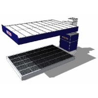 [PrepKleen6x4B]  Saima (Италия) Зона подготовки к окраске 6 х 4 м., 16 000 м3/ч, одинарная на основании