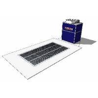 [PrepKleen6x4SC]  Saima (Италия) Зона подготовки к окраске 6 х 4 м., 16 000 м3/ч, одинарная простая заглубляемая