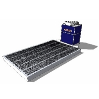 [PrepKleen6x4SB]  Saima (Италия) Зона подготовки к окраске 6 х 4 м., 16 000 м3/ч, одинарная простая на основании