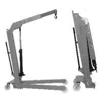 Гаражный кран г/п 1 т. складной гидравлический однотактный Werther-OM0A W108SE(OMA587)