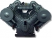 Блок поршневой Remeza LT100 1246 л/м (7,5 кВт) ремеза lt 100 AirCast