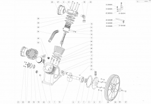 Запчасти для LB 50 компрессорного блока lb-50 remeza ремеза